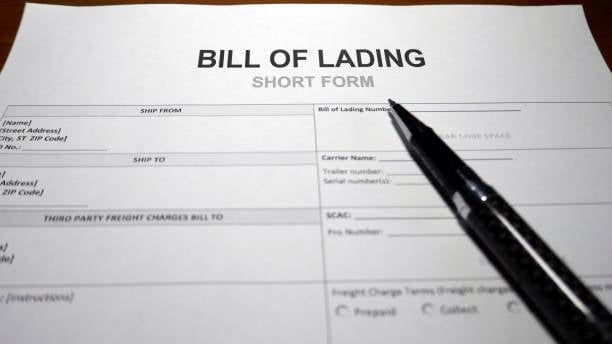 bill of lading